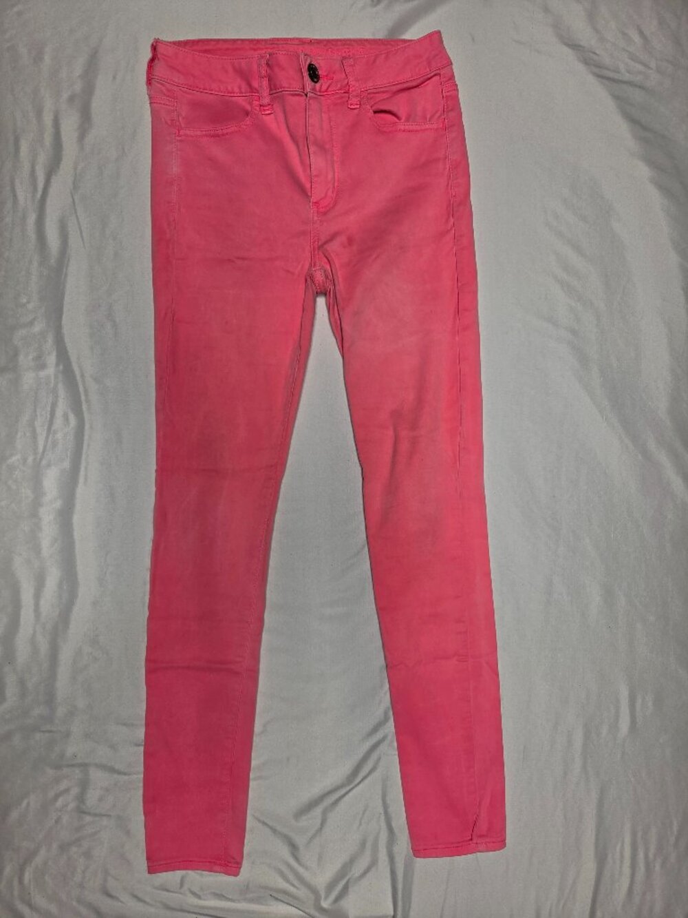 American Eagle Hi-Rise Jegging Hot Pink Skinny Jeans Size 4